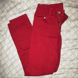 Red Skinny Jeans